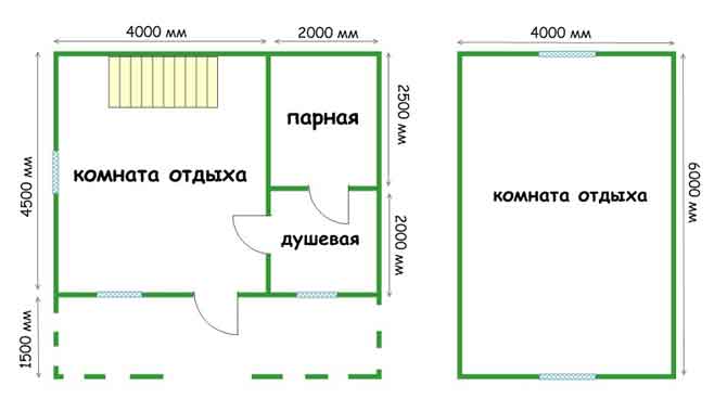 Вот такая мансардная баня