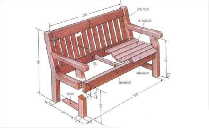 Скамейка в баню своими руками: как сделать лавку из дерева, варианты конструкций лавочек и скамеек, чертежи для изготовления своими руками