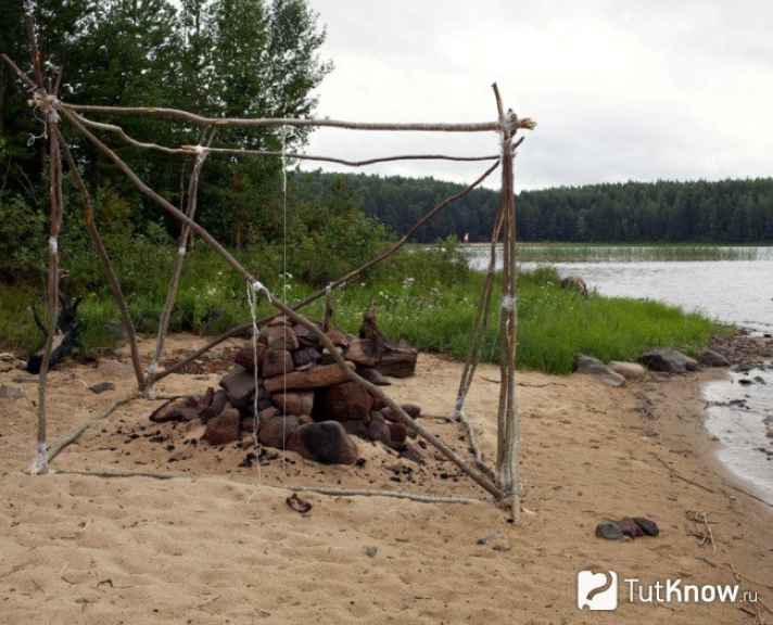 Походная баня своими руками