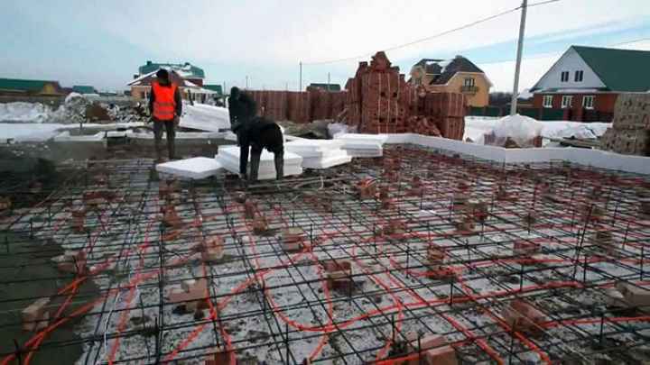 Электропрогрев бетона зимой