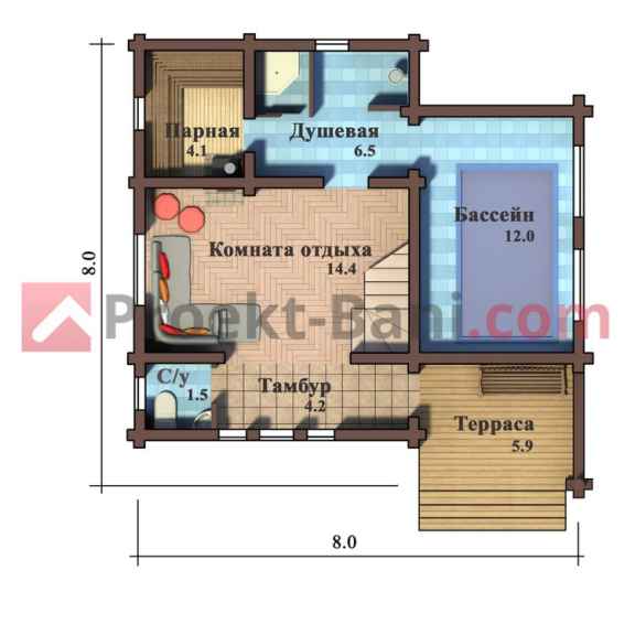 Баня: планировка и потрясающие решения для компактных построек