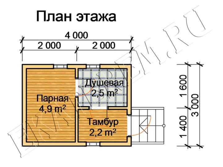 Бани из блоков: проекты