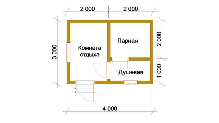 Бани из блоков: проекты