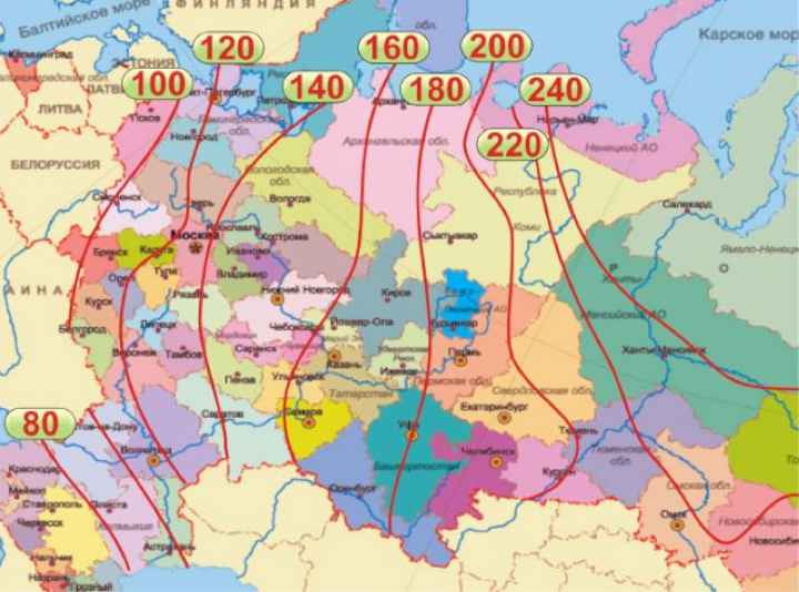 Глубина промерзания грунта по регионам России: рассказываем главное!