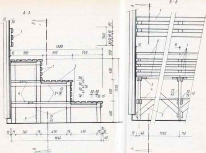 Лавки для бани