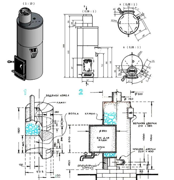 Котел для бани своими руками