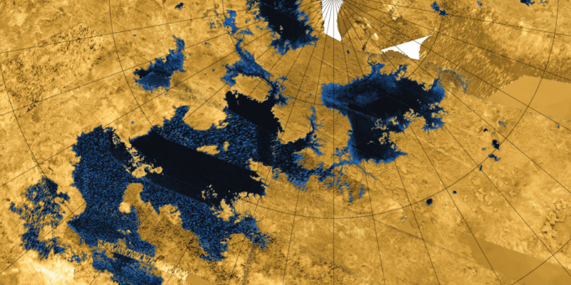 Углеводородные озера и моря на спутнике Титан могли быть сформированы волнами