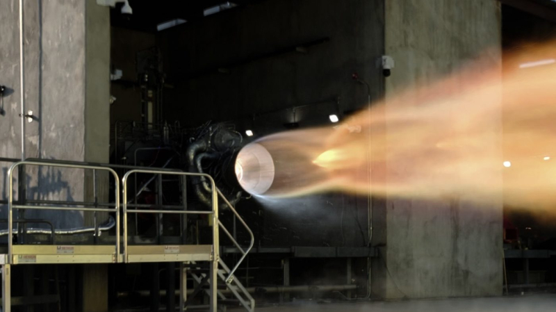 Rocket Lab впервые запускает двигатель "Архимед"